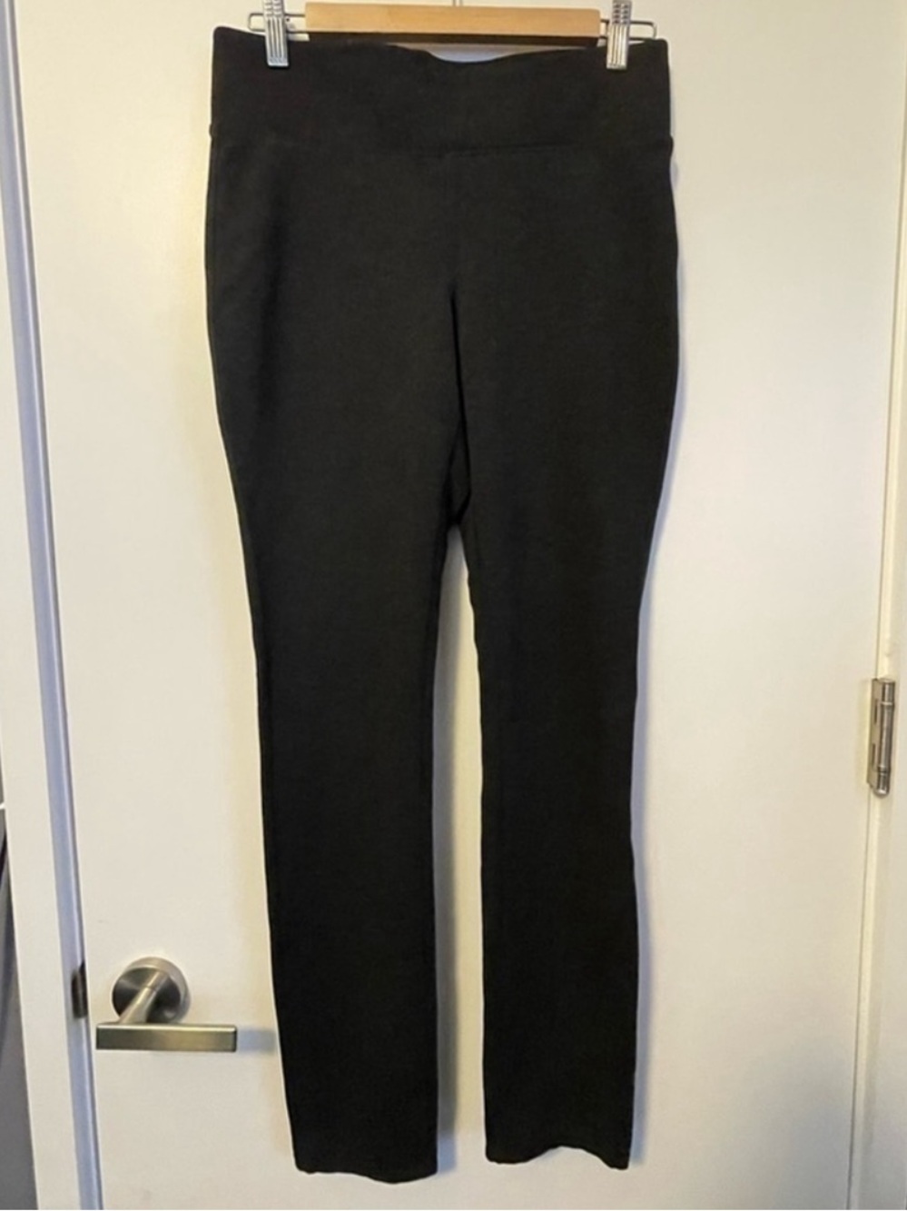 Kit and Ace wool touch of cashmere and stretch charcoal elastic waist pants sz 8